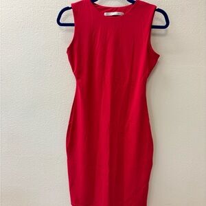 Susana Monaco Red Sleeveless Dress. Size Small
